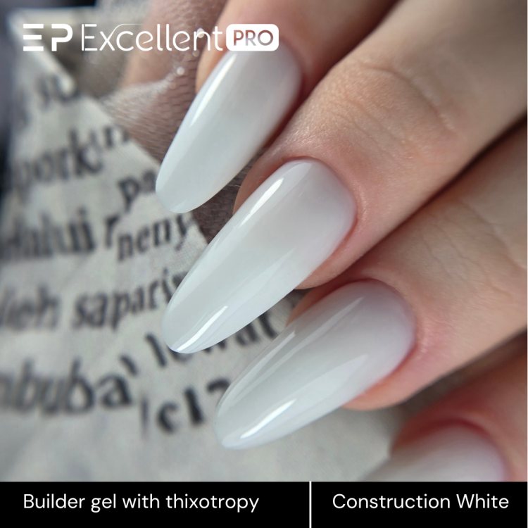Excellent PRO Builder gel with thixotropy Construction White