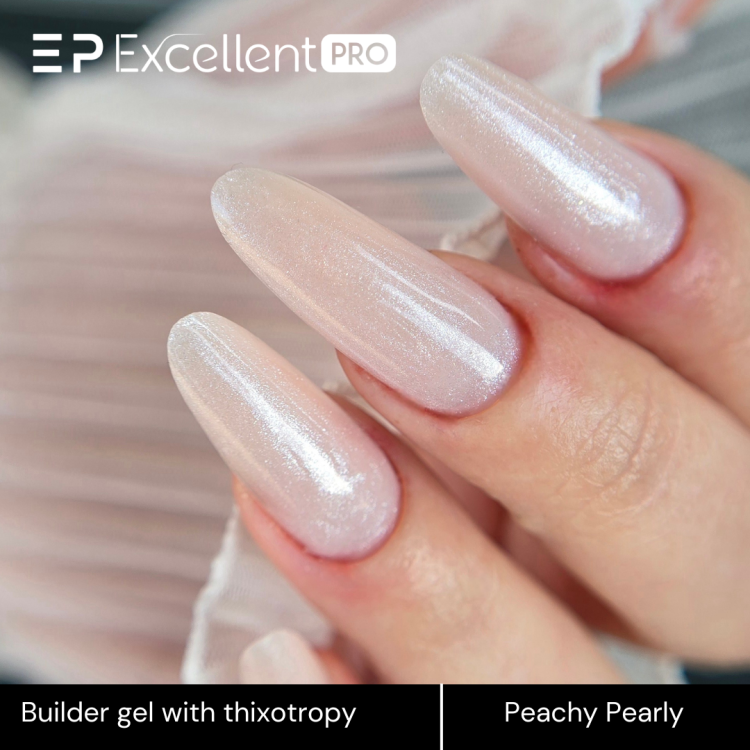 Excellent PRO Thixotropy gel with effect Peachy Pearly 50g