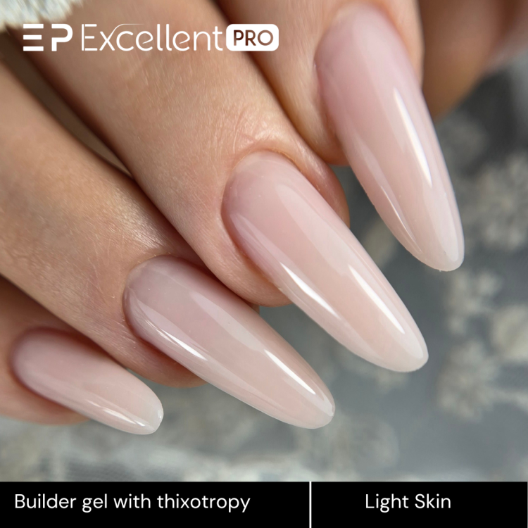 Excellent PRO Builder gel with thixotropy light skin
