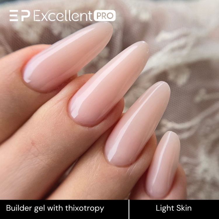 Excellent PRO Builder gel with thixotropy light skin