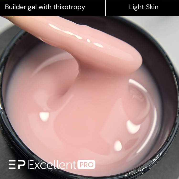 Excellent PRO Builder gel with thixotropy light skin