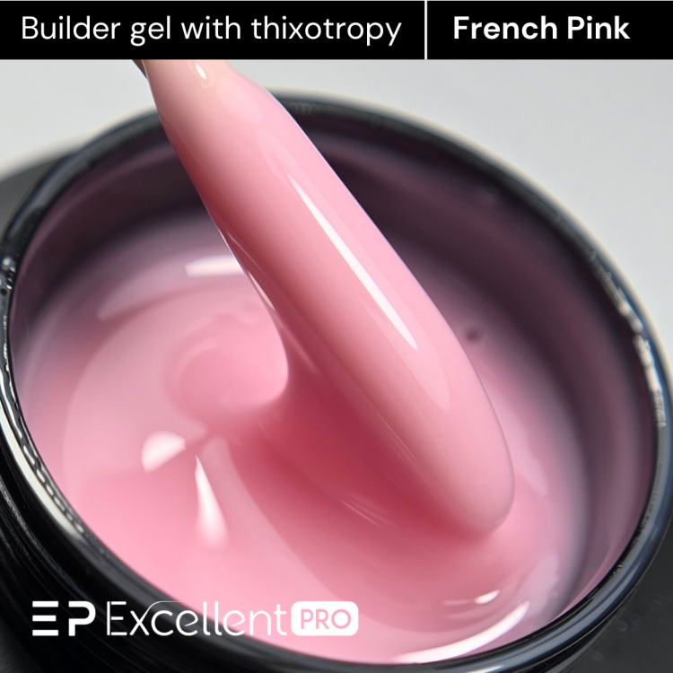 Excellent PRO Builder Gel With Thixotropy French Pink
