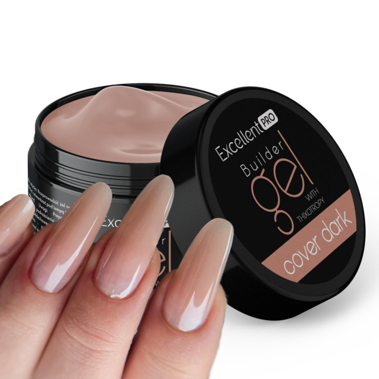 Excellent PRO Builder gel with thixotropy cover dark