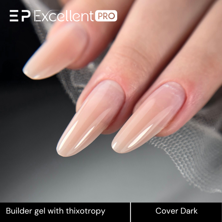 Excellent PRO Builder gel with thixotropy cover dark