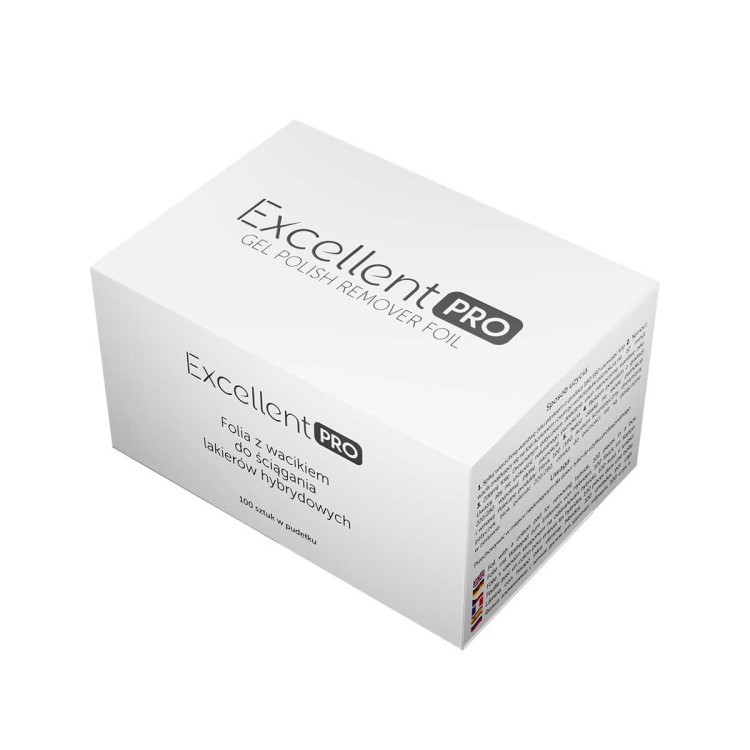 Excellent PRO folia z wacikiem do usuwania hybryd 100 szt.