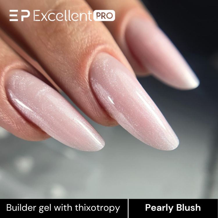 Excellent PRO Thixotropy gel with effect Pearly Blush