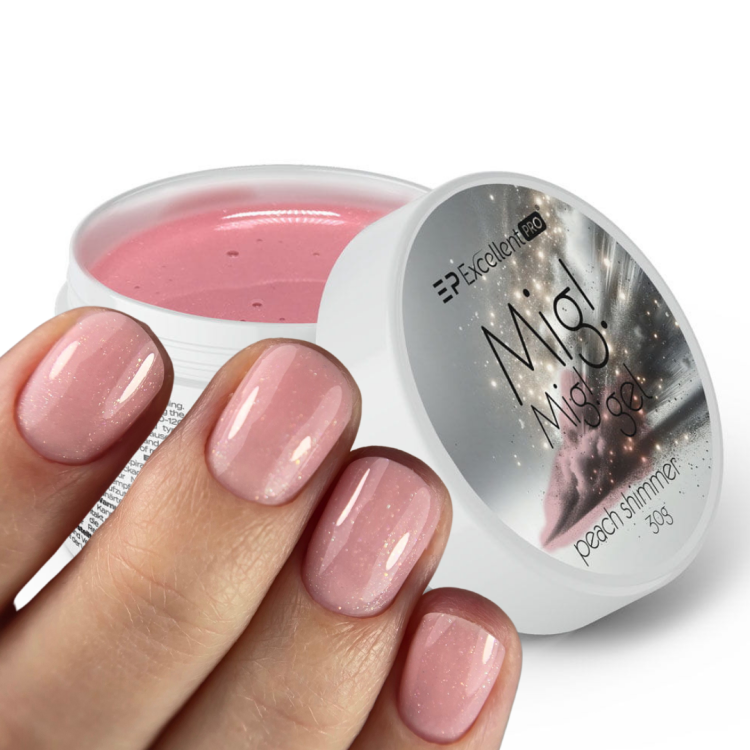Excellent PRO MIG! MIG! GEL PEACH SHIMMER 30g