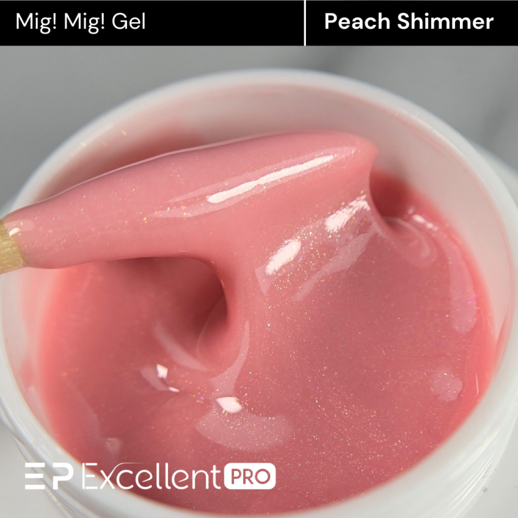 Excellent PRO MIG! MIG! GEL PEACH SHIMMER 30g