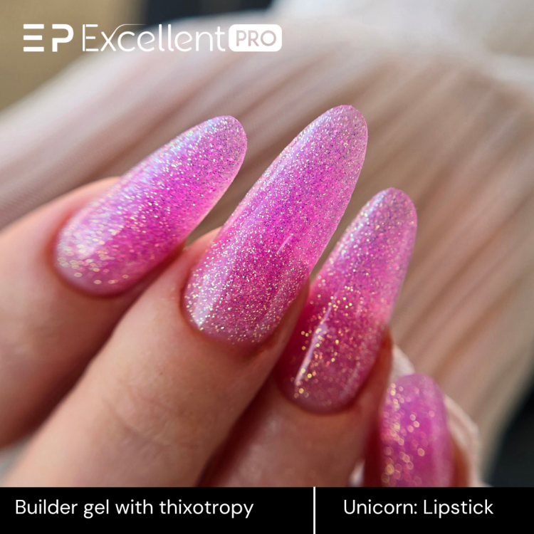 Excellent PRO Thixotropy gel with effect Unicorn lipstick