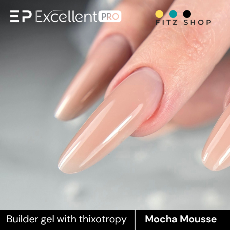 Excellent PRO Builder Gel With Thixotropy Mocha Mousse