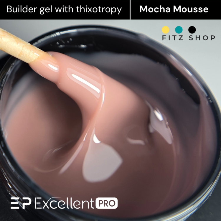 Excellent PRO Builder Gel With Thixotropy Mocha Mousse