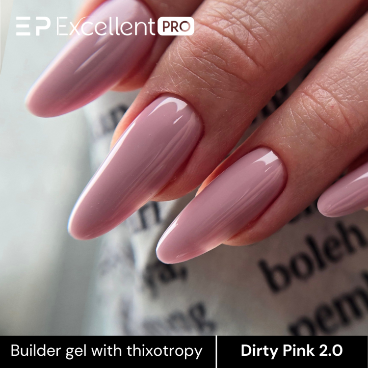 Excellent PRO Builder Gel With Thixotropy Dirty Pink