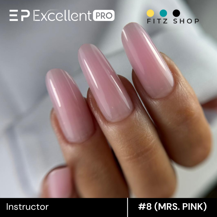 Excellent PRO Builder gel with thixotropy Instructor #8 MRS. PINK