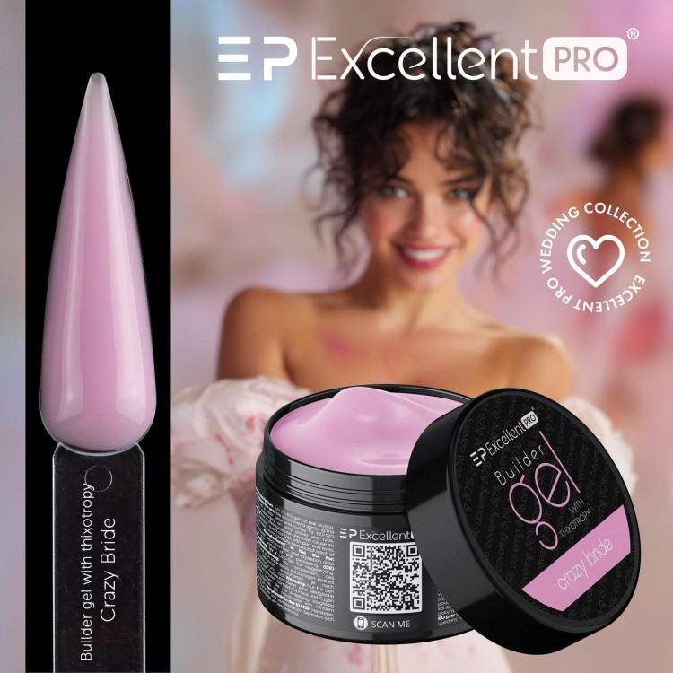 Excellent PRO Builder Gel With Thixotropy Crazy Bride
