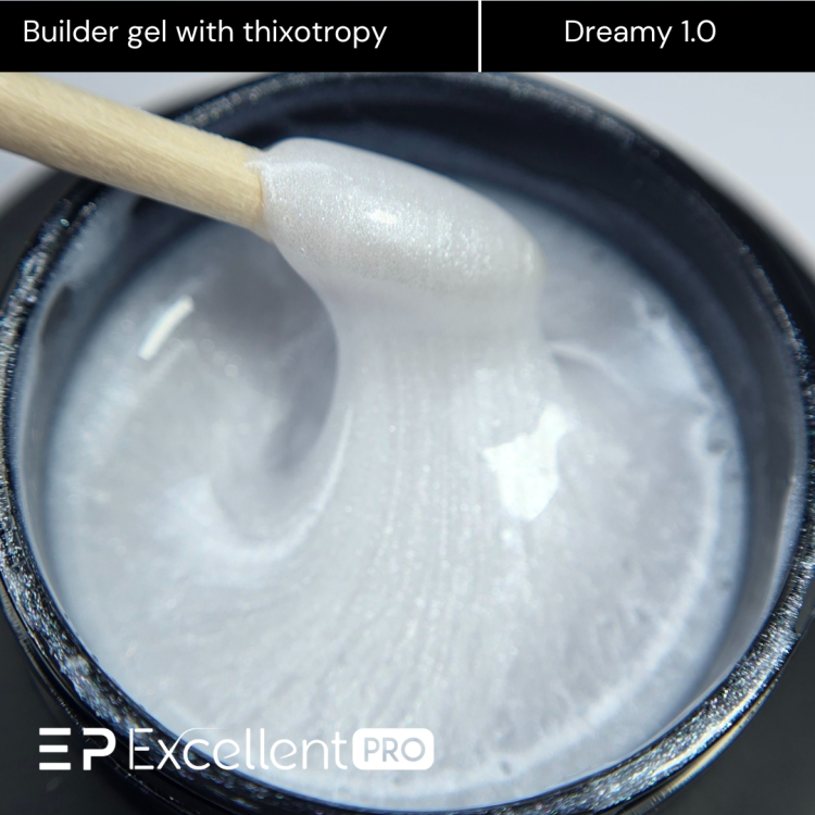 Excellent PRO Thixotropy gel with effect Dreamy 1.0
