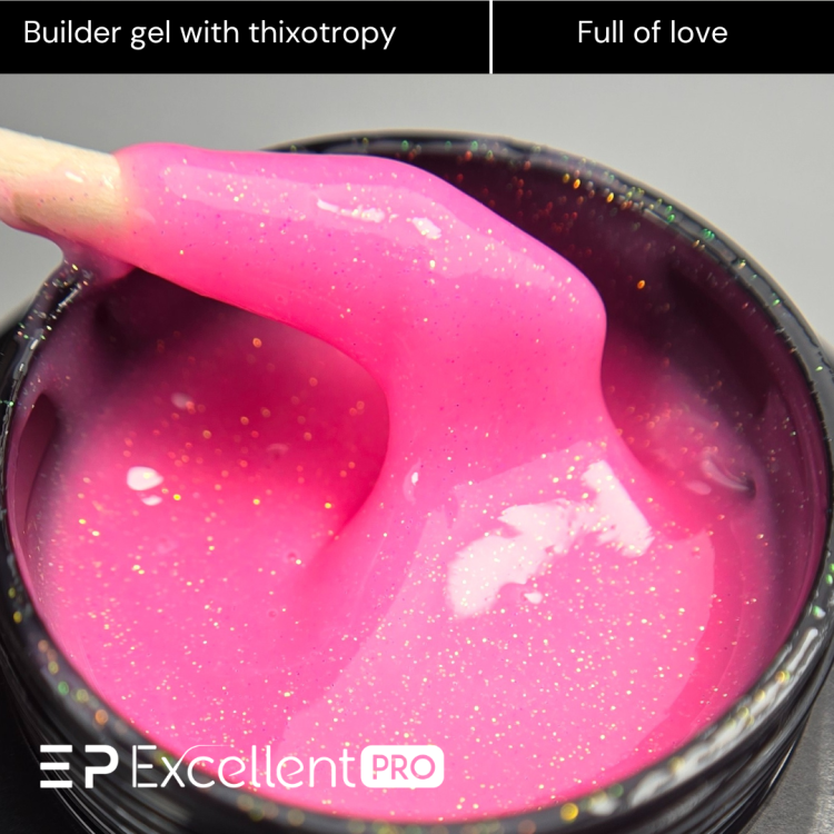 Excellent PRO Thixotropy gel with effect Full of Love