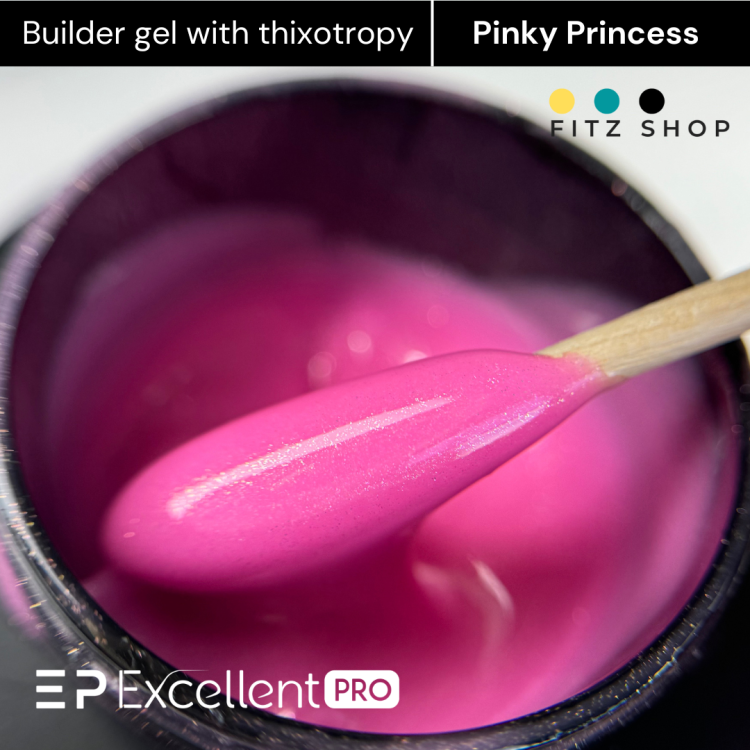 Excellent PRO Thixotropy gel with effect Pinky Princess