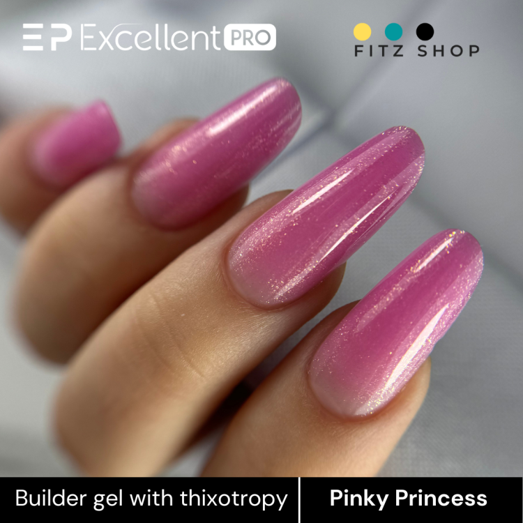 Excellent PRO Thixotropy gel with effect Pinky Princess