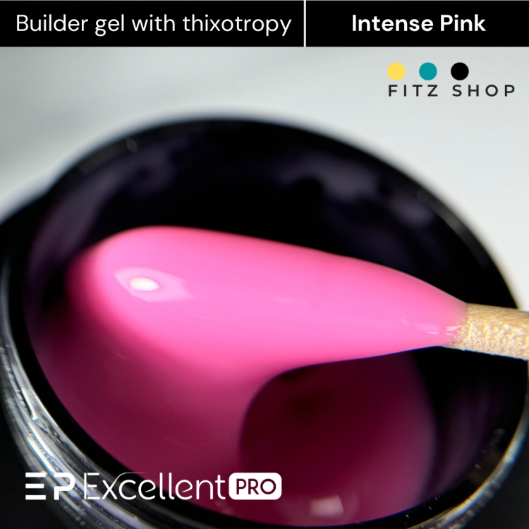 Excellent PRO Builder Gel With Thixotropy Intense Pink