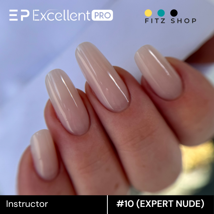 Excellent PRO Builder gel with thixotropy Instructor #10 EXPERT NUDE