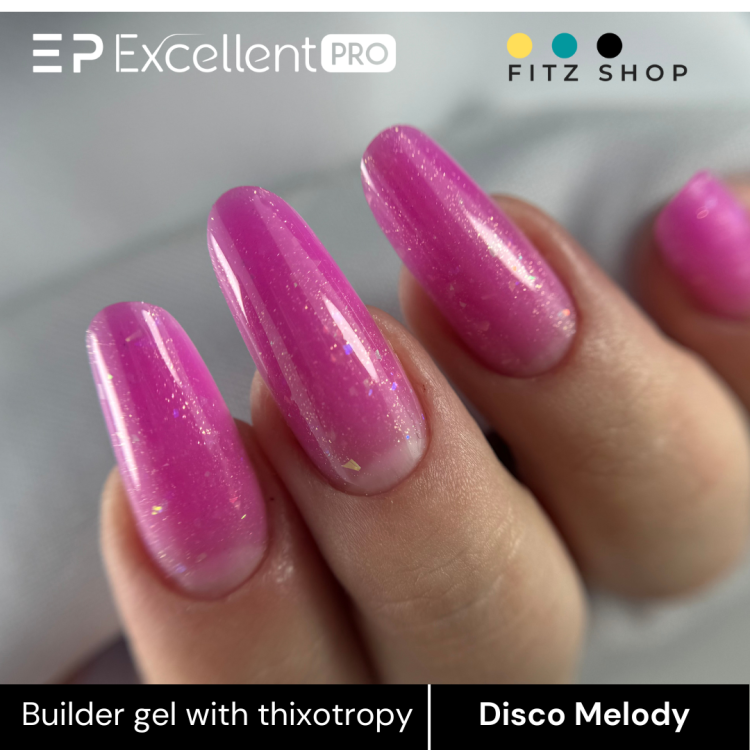 Excellent PRO Thixotropy gel with effect DISCO MELODY