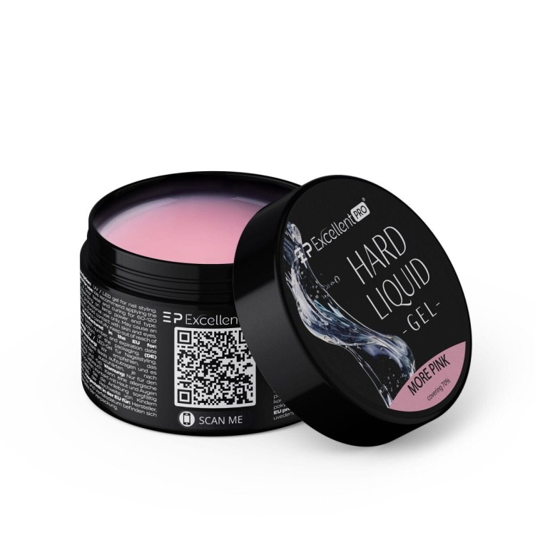 Excellent PRO Hard Liquid Gel More Pink