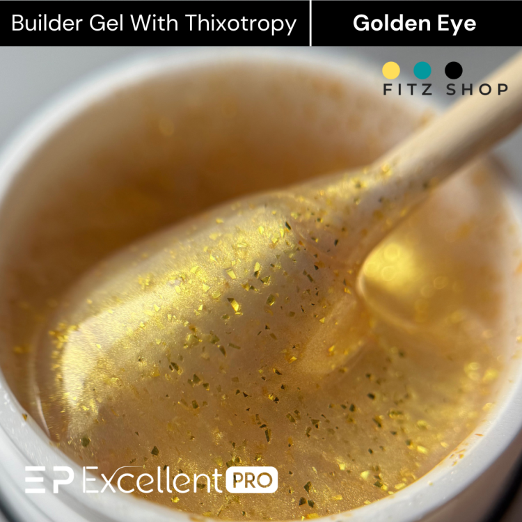 Excellent PRO Thixotropy gel with effect GOLDEN EYE