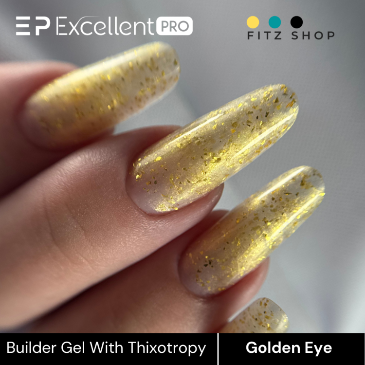 Excellent PRO Thixotropy gel with effect GOLDEN EYE