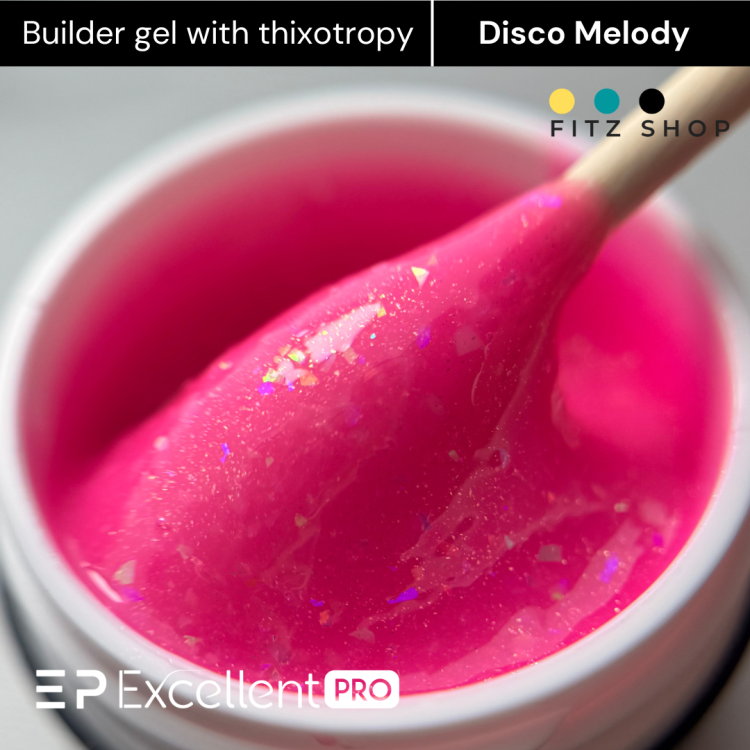 Excellent PRO Thixotropy gel with effect DISCO MELODY