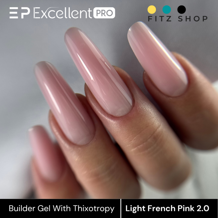 Excellent PRO Builder gel with thixotropy light french pink 2.0