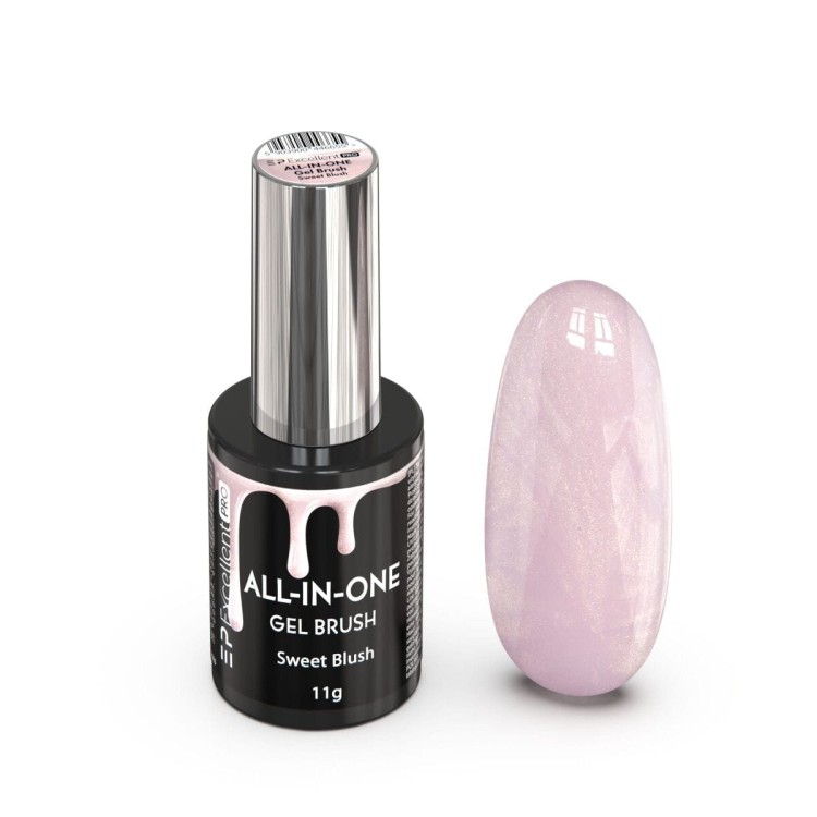 Excellent PRO ALL-IN-ONE Gel Brush Sweet Blush 11g