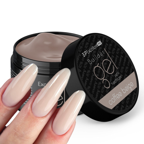 Excellent PRO Builder gel with thixotropy coffee beige