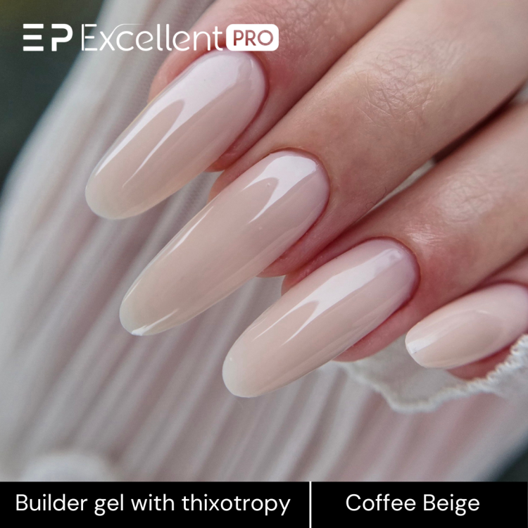 Excellent PRO Builder gel with thixotropy coffee beige