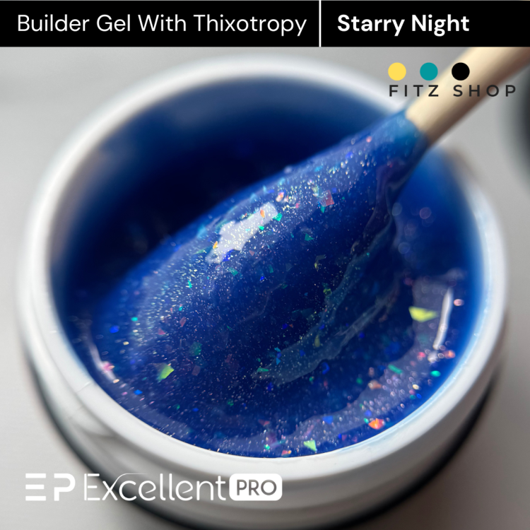 Excellent PRO Thixotropy gel with effect STARRY SKY