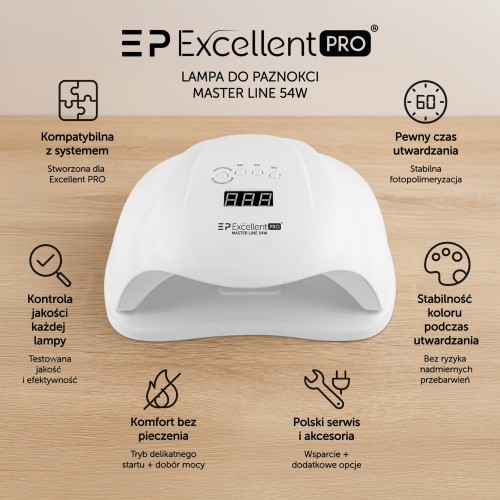 Excellent PRO - Milky Gel Set (6 x żel 15g + Lampa)