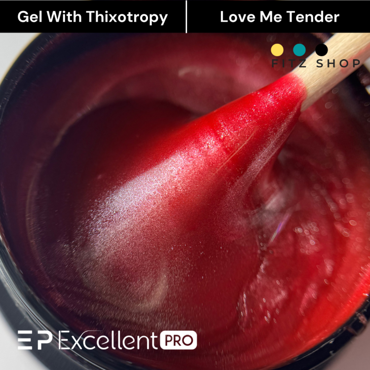 Excellent PRO Thixotropy gel with effect Love Me Tender