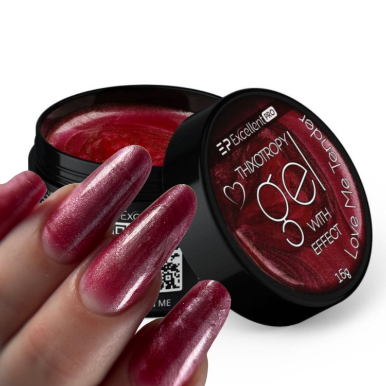 Excellent PRO Thixotropy gel with effect Love Me Tender