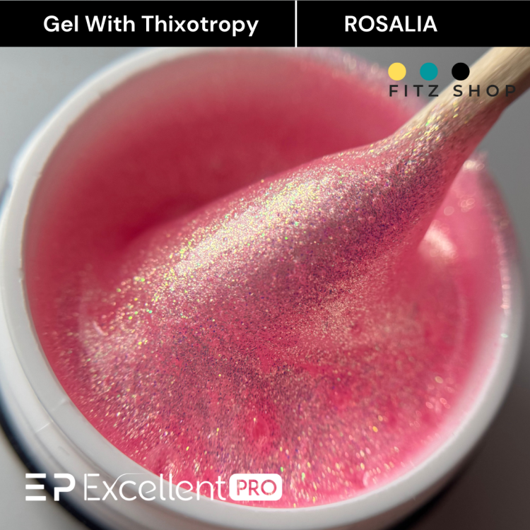 Excellent PRO Thixotropy gel with effect ROSALIA 15g