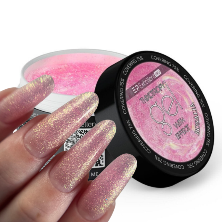 Excellent PRO Thixotropy gel with effect ROSALIA 15g