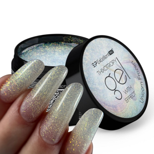 Excellent PRO Thixotropy gel with effect Unicorn Frozen