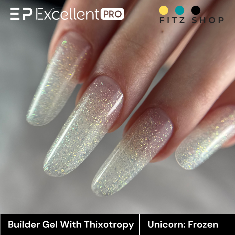 Excellent PRO Thixotropy gel with effect Unicorn Frozen