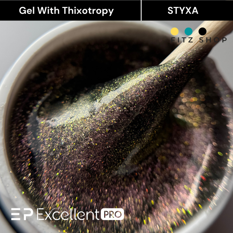 Excellent PRO Thixotropy gel with effect STYXA 15g