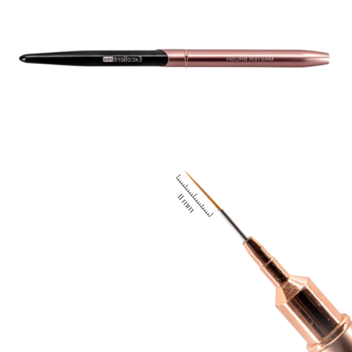 Excellent PRO Pędzelek do zdobień 11mm (Pink&amp;Black)