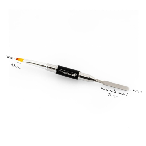 Excellent PRO Pędzelek do polygelu 2in1 Black