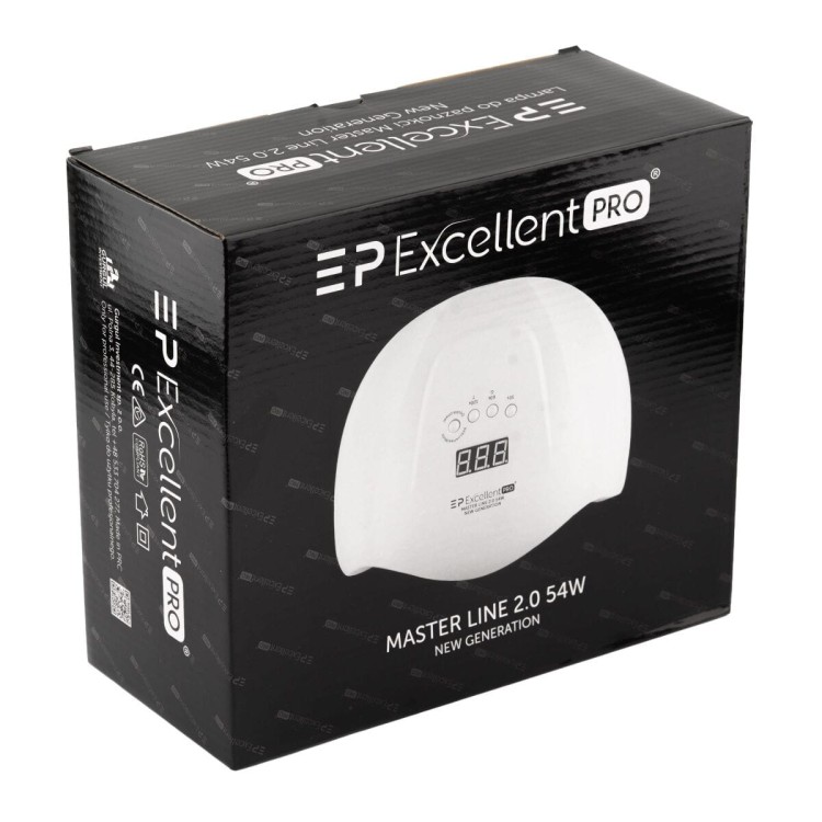 Lampa do paznokci Excellent Pro 54W Master line 2.0 biała