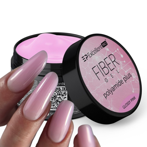 Excellent PRO Fiber Gel Polyamide Plus GLOSSY PINK