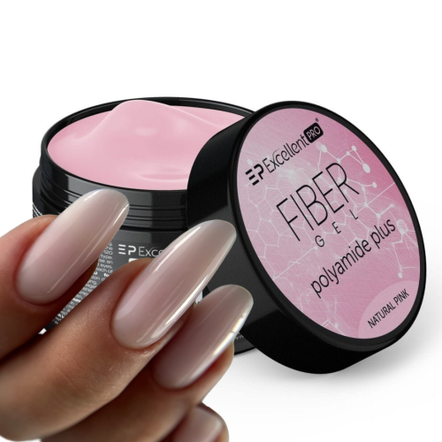 Excellent PRO Fiber Gel Polyamide Plus NATURAL PINK