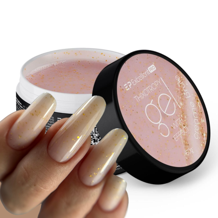 Excellent PRO Thixotropy gel with effect CREAME BRULE