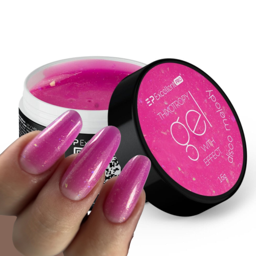 Excellent PRO Thixotropy gel with effect DISCO MELODY