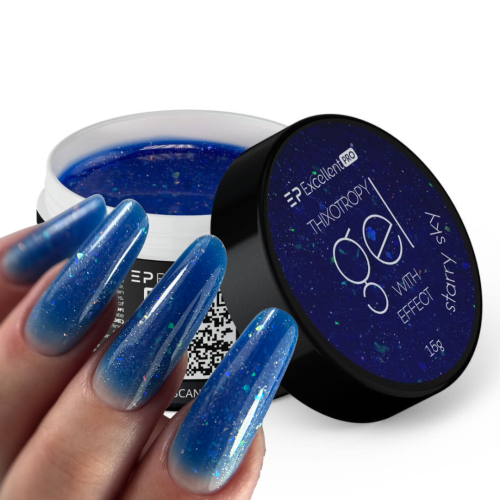 Excellent PRO Thixotropy gel with effect STARRY SKY